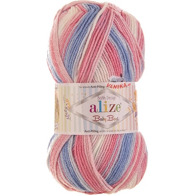 Alize Příze Baby Best Batik Varianta: 7935