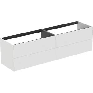 Ideal Standard Atelier Conca стенен шкаф за монтаж на стена, матово бяло, 4 чекмеджета, 200 см (T3993Y1)