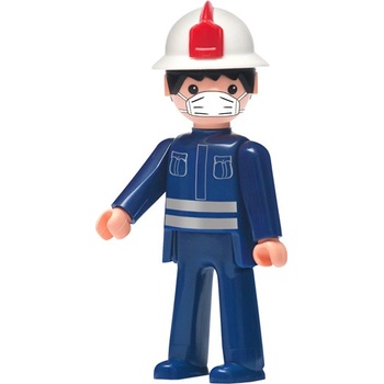 Efko Pomáhej s igráčkem Hasič