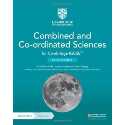 Cambridge IGCSE TM Combined and Co-ordinated Sciences Coursebook with Digital Access 2 Years Martindill DavidMixed media product