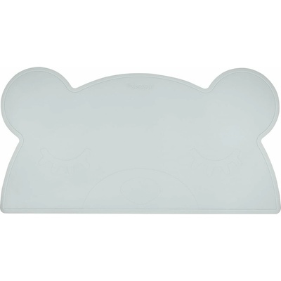 Kindsgut Svetlomodré silikónové prestieranie Bear 48 x 25 cm
