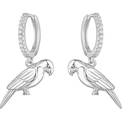 Majya Strieborné náušnice PARROT 10399