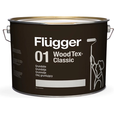 Flügger Olejový penetrační nátěr Wood tex 01 classic oil primer 10 l