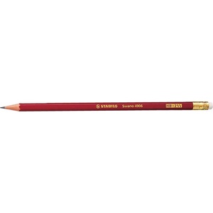 STABILO Графитен молив с гума, HB, шестоъгълен, STABILO "Swano" 4906/HB (4906/HB)