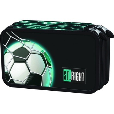 St. Majewski Ученически несесер с пособия St. Majewski - St. Right, Неонов футбол (STR1219)