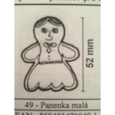 Vykrajovač bábika malá - Felcman