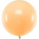 Party Deco Голям Латексов Балон, Пастел, Праскова, 60см (olbom-075j)