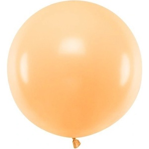 Party Deco Голям Латексов Балон, Пастел, Праскова, 60см (olbom-075j)