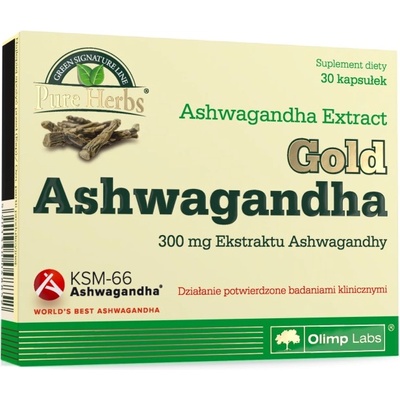 Olimp Sport Nutrition GOLD Ashwagandha KSM-66 Premium [30 капсули]
