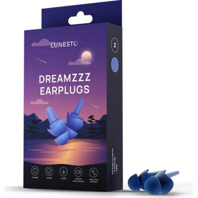 FajnSpánek BEDTON LUNESTO Špunty do uší DREAMZZZ EARPLUGS Velikost: M jemný hypoalergenní silikon