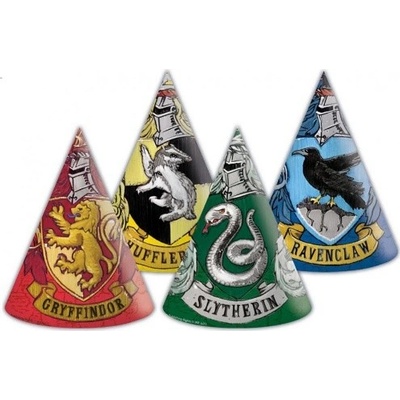 Procos Párty klobúčiky - Harry Potter fakulty 6ks