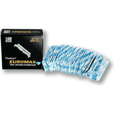 Euromax Single Edge Razor Platinum Blades náhradné žiletky, polovičná čepeľ 100 ks