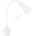 Candellux Гъвкава лампа ARENA 1xE14/40W/230V бяла (CA0395)