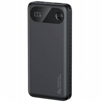 USAMS PB80 Power Bank PD20W 10000mAh черен (USA001694) (USA001694)
