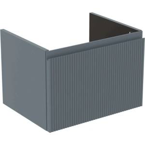 Ideal Standard Finesse - Шкафче за умивалник, 53x41x37 см, 1 чекмедже, Ribbed Matt ashblue E3408UQ (E3408UQ)