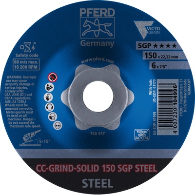 Pferd Brusný kotouč 150 x 22,23 mm 4007220104996