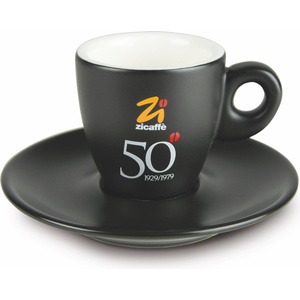 Zicaffè Чаша за еспресо Zicaffè Cinquantenario черна