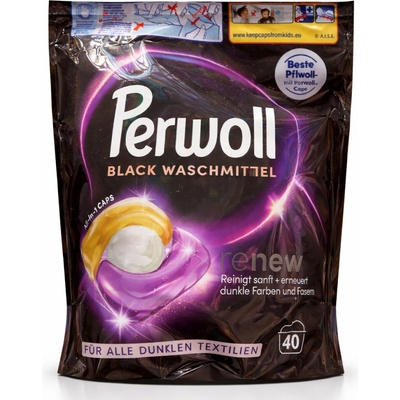 Perwoll Renew prací kapsle na černé prádlo 40 PD