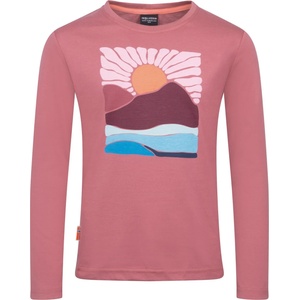 Trollkids Детска блуза с дълъг ръкав Trollkids Girl's Falketind Longsleeve Longsleeve - Frozen Berry - размер 164 (EU) (704-5817-0418)