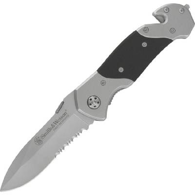 Smith & Wesson First Response Linerlock zúbkovaný SWFRS