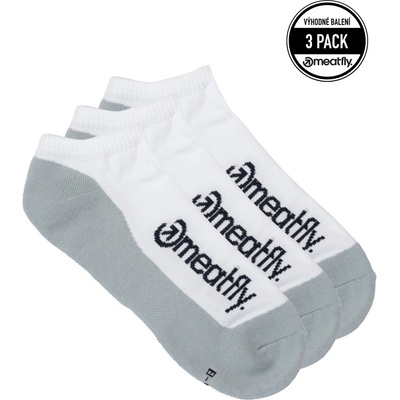 Meatfly ponožky Boot 3pack white