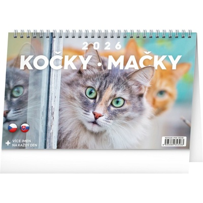NOTIQUE Stolný Mačky Mačky SK/SK 23,1 x 14,5 cm 2026