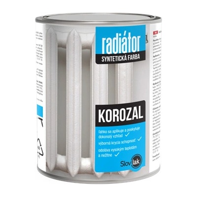Slovlak Korozal Radiátor farba na radiátor 6001 slonová kosť 0,75kg