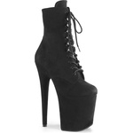 Pleaser USA Pleaser Flamingo-1020FS Blk Faux Suede/Blk Faux Suede 41