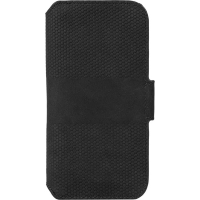 Krusell Калъф Krusell - Leather Phone Wallet, iPhone 14 Pro Max, черен (7394090626602)