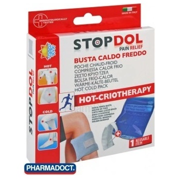 Pharmadoct STOPDOL Hot-Cold Hrejivé/chladiace vrecúško s ochranným obalom 17 x 13 cm