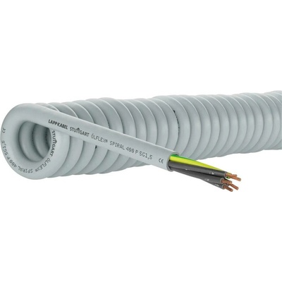 Lapp 70002619 špirálový kábel ÖLFLEX® SPIRAL 400 P 1000 mm / 3000 mm 12 x 0.5 mm² sivá 1 ks