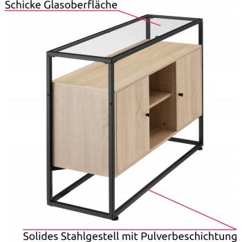 tectake Oldham 100x38x80,5cm