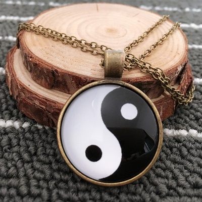 Origoska Řetízek yin yang YY6 Bronzová