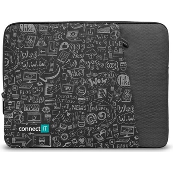 Connect IT Doodle 13.3" (CFF-7013-DD) čierne