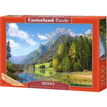 Castorland Пъзел Castorland от 2000 части - Планинско убежище в Алпите (C-200832-2)