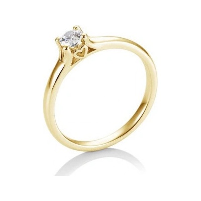 Sofia Diamonds prsteň zo žltého zlata s diamantom BE41 05721 Y