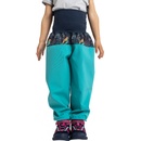 Unuo Batolecí softshellové kalhoty s fleecem Basic Sv. Smaragdová Ptáček