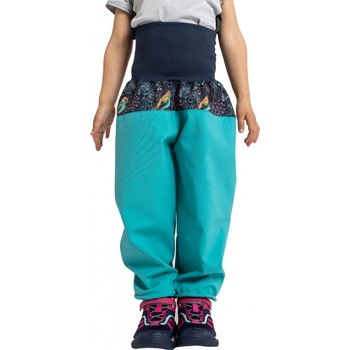 Unuo Batolecí softshellové kalhoty s fleecem Basic Sv. Smaragdová Ptáček