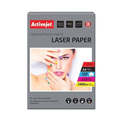 Compatible AP4-110M100L матова фотохартия за лазерни принтери, A4, 100 бр (AP4-110M100L)