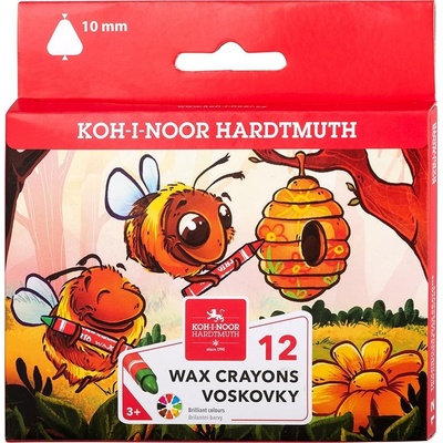 Koh-i-noor Trojhranné voskovky 12ks 24284 – Zbozi.Blesk.cz