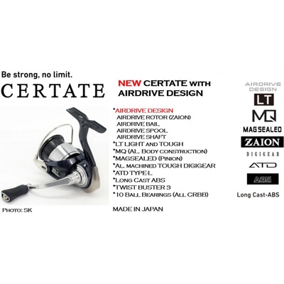 Daiwa NEW 24 CERTATE LT 2500D-H 5,7:1