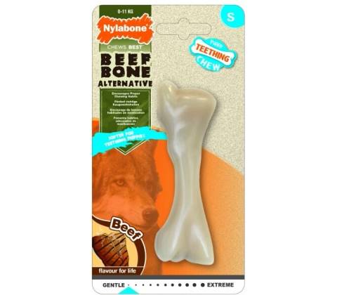 Nylabone Hračka NYLAB Puppy Beef Bone S