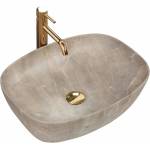 Rea Мивка за плот Rea Freja Beige, каменна/бежова, 51 см (5902557335688)