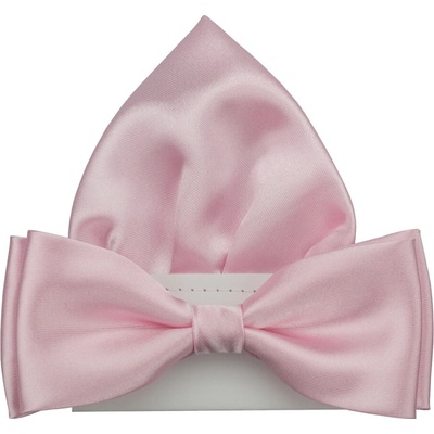 Quentino pánský lesklý s kapesníčkem PMSK17L světle růžový – Zboží Mobilmania