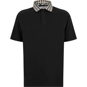AQUASCUTUM Блуза с яка AQUASCUTUM Men's Short Sleeve Polo Shirt - Black - sportihobi - 391,15 лв