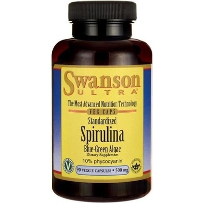 Swanson Spirulina Blue-Green Algae 500 mg 90 kapslí