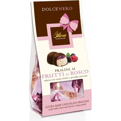 Oliva Dolcenero Frutti di Bosco tmavé čokoládové pralinky s lesným ovocím 162 g