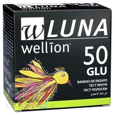Med Trust Wellion Luna GLU prúžky 50 ks