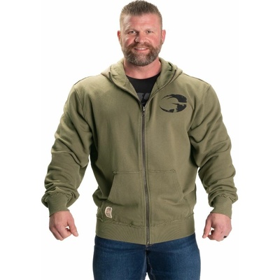 Gasp ORIGINAL HOODIE WASHED GREEN – mikina Gasp vypraná zelená