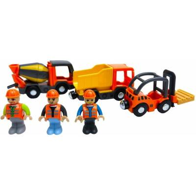 2Kids Toys Sada stavebních vozidel s figurkami